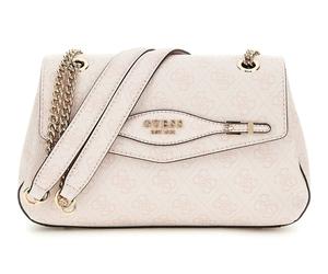 GUESS Katya Convertible Xbody Flap Bag Rose Water Logo