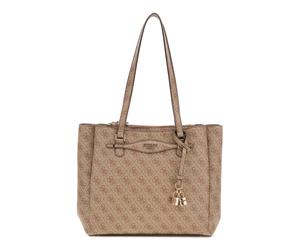 GUESS Katya Multi Comp Tote Latte Logo