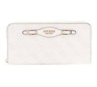 GUESS Katya SLG Large Zip Around Wallet L White Logo