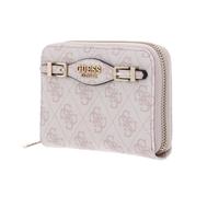 GUESS Geldbörse Katya SLG Medium Zip Around Wallet Rose Water Logo Altrosa