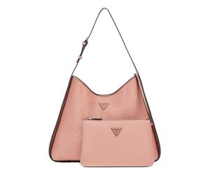 GUESS Keandra Large Hobo Rosewood Logo