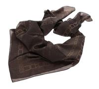 GUESS Kefiah Scarf Dark Brown Ochre