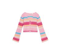 Guess Kids - LS CROCHET CARDIGAN PURPLE BLUSH MULT - Gr. - 10