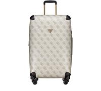 Guess Berta 4G Logo 4-Rollen Trolley taupe, Kunststoff,Lederimitat, Damen