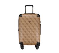 Guess Koffer Berta Travel 4G-Logo erweiterbar Größe 64 cm Latte Brown