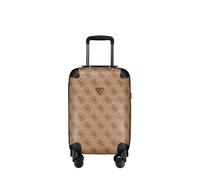 Guess Handgepäckkoffer Berta 18 in 8-Wheeler S 53cm latte logo/brown
