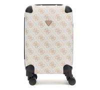 GUESS Koffer mit Rollen, Monogramm-Design, Beige und Schwarz, 4 drehbare Räder, beige, Cabina, Elegant