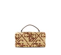 Guess Kristen Top Handle Flap, Umhängetasche, Braun-Caramel
