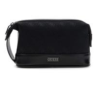 GUESS Kulturbeutel Boston Necessaire Dark Black schwarz