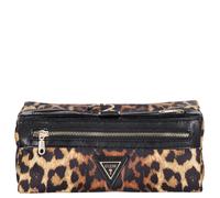 Guess Christelle Beauty Case, Kulturbeutel zum Aufhängen, Leo-Schwarz