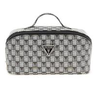 GUESS Kulturbeutel G Wave Large Cosmetic Travel Bag Black Logo schwarz