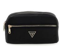 GUESS Kulturbeutel Utensilientasche Double Zip Black schwarz