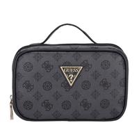 Guess Wilder Kulturbeutel dunkelgrau, Lederimitat, 22 x 14 x 9cm