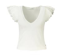Guess - Kurzärmeliges T-Shirt mit V-Ausschnitt - - Tops - Damen - Weiß - M