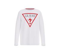GUESS Langarm-T-Shirt für Jungen Weiß 12 Jahre (152cm)