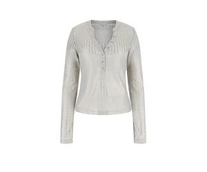 GUESS Langarmshirt MARILENA silber | M