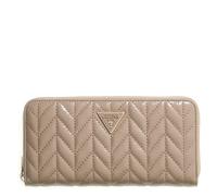 Guess Langbörse Damen Cheryl SLG Large Zip Around (SWTQ) dark taupe