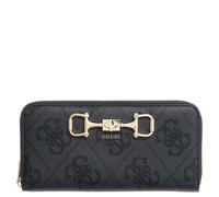 Guess Langbörse Damen Janie Logo SLG Zip Around Large PU Coal