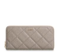 Guess Langbörse Damen Libby SLG Large Zip Around (SWGG) dark taupe