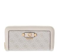 Guess Langbörse Damen Lindsey SLG Large Zip Around (SWSG) bone logo