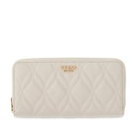 Guess Langbörse Damen Maxine SLG Large Zip Around (SWQG) offwhite