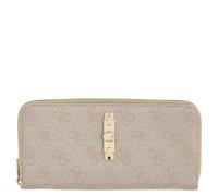 Guess Langbörse Damen Yvonne Logo SLG Large Zip Around (SWSG) stone logo