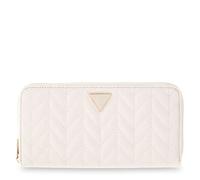 Guess Langebörse Damen Stacey SLG Large Zip Around offwhite