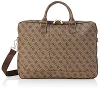 Guess Laptoptasche 4G UpTown GUCB154GB Kunstleder 13–15'' Abnehmbarer Schulterriemen Braun
