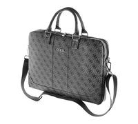 Guess Laptop-Tasche 4G UpTown Kunstleder für 13-15" Abnehmbarer Schulterriemen Grau