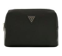 GUESS Large Top Zip Cosmetic Bag Black
