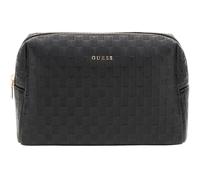 GUESS Large Top Zip Cosmetic Bag Black