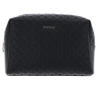 GUESS Large Top Zip Cosmetic Bag Black
