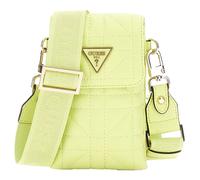 GUESS Latona Flap Chit Chat Phone Bag Chartreuse