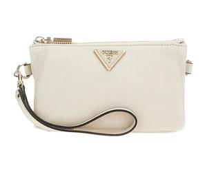 GUESS Latona Mini Tri Compartment Top Zip Taupe