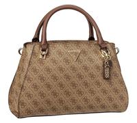 GUESS Noelle II Luxury Satchel Latte Logo/Brown