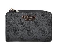 Guess Geldbörse Laurel II – Kartenetui mit umlaufendem Reißverschluss, 4G-Logo, Coal-Logo, Damen