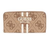 Guess Geldbörse Laurel II SLG – Große Zip-Around – Latte Logo