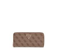 GUESS Laurel II SLG Large Zip Around Wallet L Latte Logo