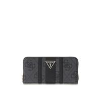 Guess Geldbörse Laurel II - Zip-Around - Coal Logo Dunkelgrau