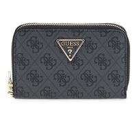 GUESS Laurel II SLG Medium Double Zip Wallet M Coal Logo