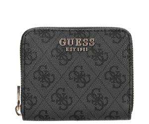 Guess Laurel II SLG Small Zip Around - Geldbörse 3cc 11 cm (coal logo)