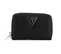 guess Geldbörse laurel slg M double zip around ZG8500164 schwarz, Schwarz , M, Geldbörse mit doppeltem Reißverschluss