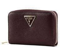 Guess Querbörse Damen Laurel SLG Medium Zip Around plum