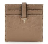 GUESS Laurel SLG Tab Card Case Dark Taupe