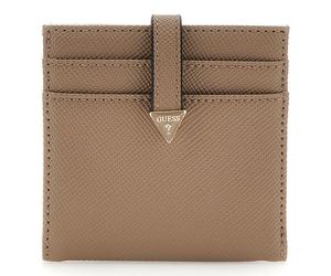 GUESS Laurel SLG Tab Card Case Dark Taupe