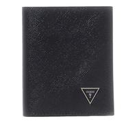 GUESS Leder Kartenetui Milano Card Wallet Black schwarz