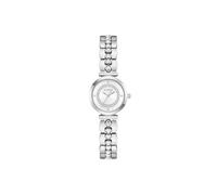 Quarzuhr GUESS "LEENA", silberfarben, Armbanduhren, Damen, Quarzuhr, Armbanduhr, Damenuhr, Edelstahlarmband, analog (90057157-0) silberfarben