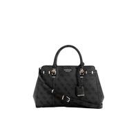 GUESS Satchel-Tasche Leona Logo – mit mehreren Fächern – Coal Logo – Einheitsgröße