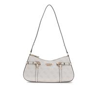 Guess Schultertasche Leona – Logo-Muster – Bone