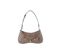 Guess Schultertasche Libby 30 cm Braun mit Charms Damen